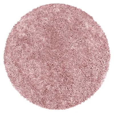 Produktbild von Carpetsale24 Hochflor Teppich Uni Einfarbig Modern Shaggy Teppich Wohnzimmer Flauschig Weich Preishammer, Grösse: 160 cm Rund