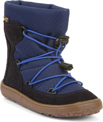 Produktbild von Froddo FroddoTex Barefoot Track Wool Kinder Wasserdichte Barfußstiefel mit Wollfutter Dunkelblau (Dark Blue), G3160251