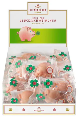 Produktbild von Niederegger Marzipan Glücksschweinchen 70×12,5g