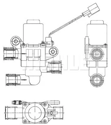 Produktbild von MAHLE ORIGINAL Kühlmittelregelventil für MAN E2000 F2000 M 2000 M TGA TGL TGM