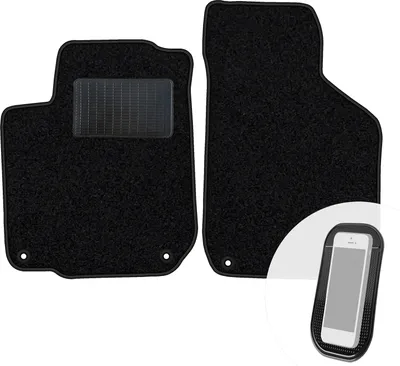 Image de moto-MOLTICO Tapis de sol avant en velours noir pour VW New Beetle 1998-2011