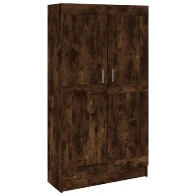 Obrázek produktu pro vidaXL Knihovna Smoked Oak 82,5x30,5x150 cm výrobek ze dřeva