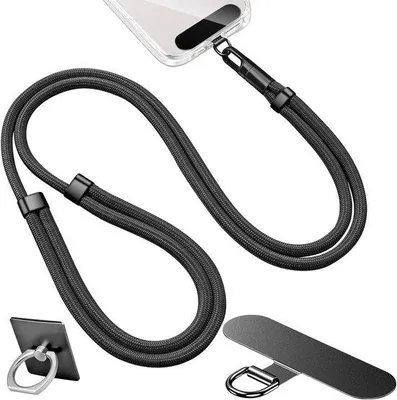 Produktbild von Universale Smartphone-Kette, schwarz, verstellbar