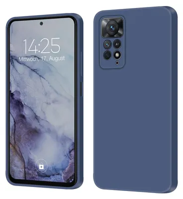 Produktbild von Hülle für Xiaomi Redmi Note 11 Pro Case Cover Bumper Smartphone Softgrip Schutzhülle Farbe: Lavendelblau