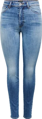 Produktbild von ONLY Jeans Skinny Fit hohe Taille Reißverschluss Gürtelschlaufen Größe: 26W / 32L