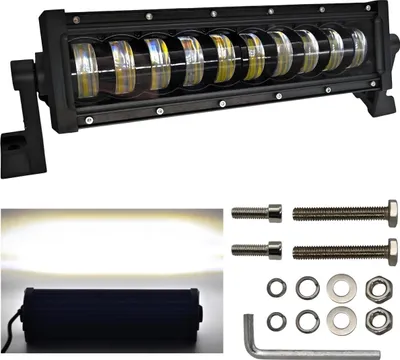 Imagen del producto de Faro LED para carretera, IP67, 9000 lúmenes, doble