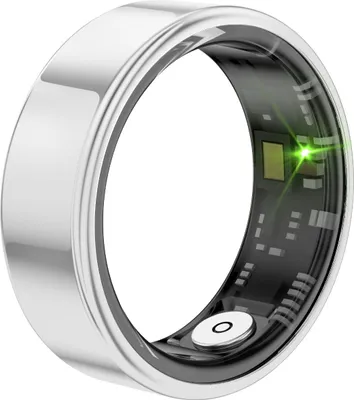 Produktbild von INF Intelligenter Ring: Herzfrequenz, Blutsauerstoff, Schlaf, IP68, 30 Tage Silber 12