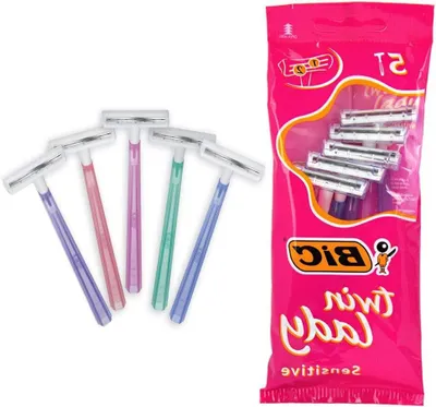 Productafbeelding van Wegwerpscheermesjes Dames - Scheermesjes Set - Gladde Huid - Dubbele Mesjes - 25 Stuks - Mix