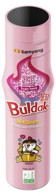 Obrázek produktu pro Omáčka Buldak, pikantní kuřecí carbonara, krémová, kořeněná, 165 ml