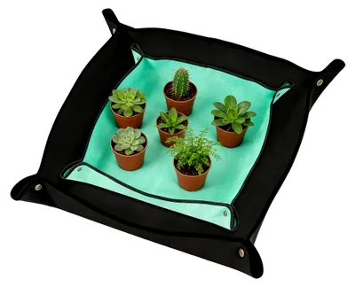 Produktbild von 2 Stück Pflanzunterlage für Umtopfen, Mischen und Anzuchten, Wasserdicht Umtopfmatte, Wiederverwendbare Pflanzen für Innen und Außengarten