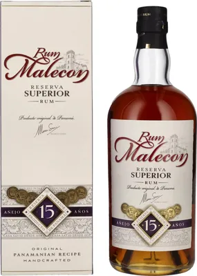 Produktbild von Rum Malecon Añejo 15 Años Reserva Superior 40% Vol. 0,7l in Geschenkbox