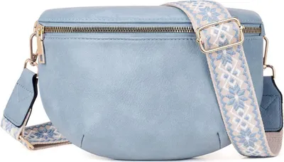 Produktbild von Kleine Damen Umhängetasche RFID Blockierung Kunstleder Crossbody Brusttasche