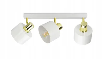 Zdjęcie produktu dla Lampa Sufitowa Żyrandol Plafon Classic Spot 483-BG3 LED E27 White Gold