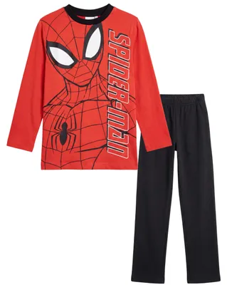 Produktbild von Marvel Spiderman Jungen Schlafanzug Größe 98 – Rot-schwarz