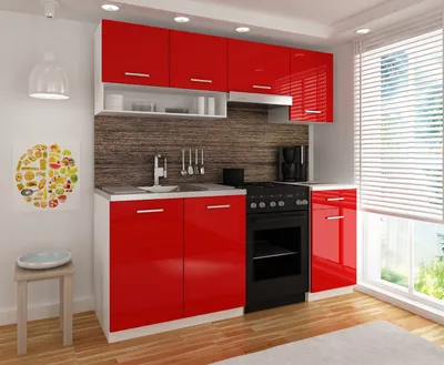 Obrázek produktu pro Kuchyňská linka LUIZA II 180x120 - Lesk