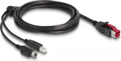 Produktbild von DeLOCK 85489, 3 m, USB B, USB 2.0, 0,48 Gbit/s, Schwarz
