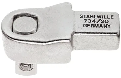 Produktbild von STAHLWILLE 58240020, Torque wrench end fitting, Chrom, 1 Stück(e), 205 g
