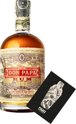 Produktbild von Don Papa Rum 0,7l (40% Vol) Ron Spirituose Bar Cocktail Longdrink Rarität - [Enthält Sulfite]