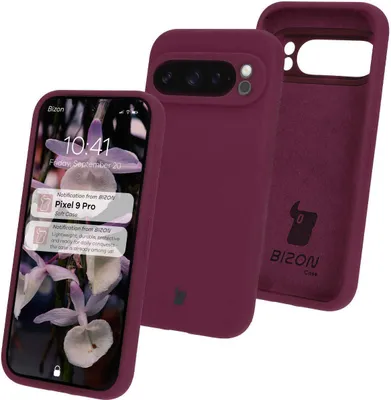 Produktbild von Bizon Soft Case Google Pixel 9 Pro dunkel lila