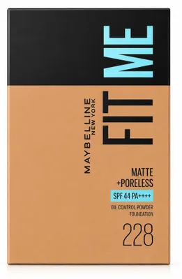 Produktbild von Maybelline New York - Fit Me Matte & Poreless Puder-Foundation - 228