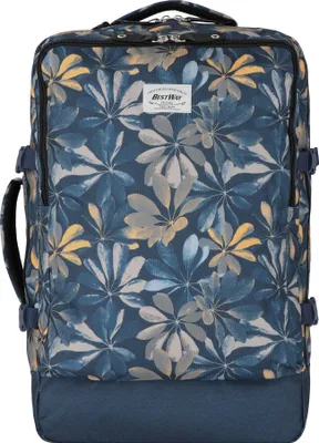 Produktbild von BestWay Reiserucksack #Cabin Pro Print *dunkelblau/ocker