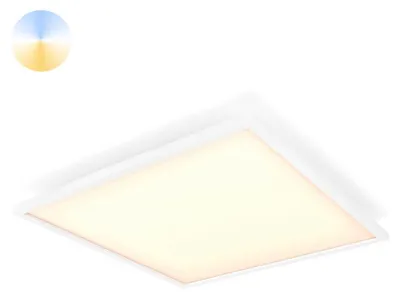 Productafbeelding van Vierkante plafondlamp Hue Aurelle - White Ambiance 30cm Wit
