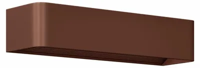 Imagen del producto de Lámpara de pared LED Icon, 12W, 120°, con interruptor de temperatura de color 2700K/3200K/4000K, acabado Corten. Iluminación indirecta decorativa. Marca: Beneito & Faure