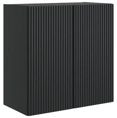 Produktbild von vidaXL Wandschrank Schwarz 59 x 31 x 60 cm Holzwerkstoff