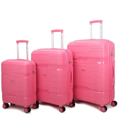 Produktbild von One-City Koffer-Set 3-teilig Rosa 105, 72 und 36 L
