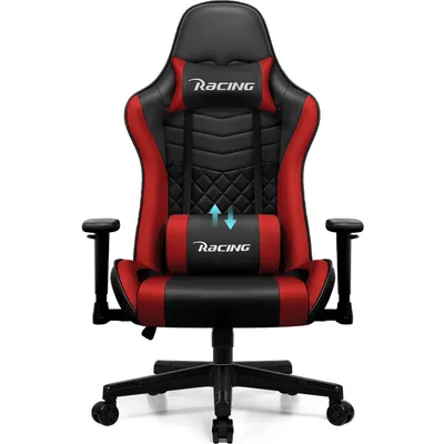Produktbild von Aiibot Gaming Stuhl,Bürostuhl Ergonomisch,Schreibtischstuhl Gamer Stuhl,Gaming Chair mit Verstellbarer Kopfstütze und Lordosenstütze,Rod
