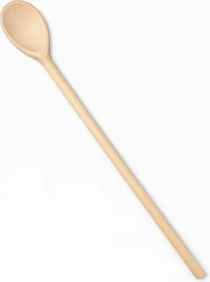 Zdjęcie produktu dla Łyżka drewniana szwedzka 40 cm (16") – ekologiczna łyżka kuchenna