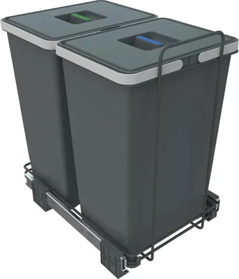 Obrázek produktu pro Odpadkový koš Elletipi Ecofil PF01 44B2 výsuvný 2x 24 litrů
