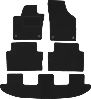 Produktbild von Schwarze Veloursmatten für: Seat Alhambra II Minivan (2010-)