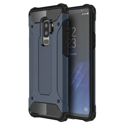 Produktbild von Hybrid Armor Hülle für Samsung Galaxy S9 - Dunkelblau KP26989