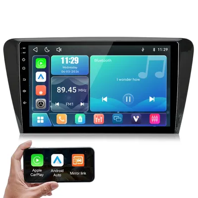 Produktbild von Hexinex 10" Linux System Autoradio Carplay Für SKODA Octavia III 3 5E 2013-2018 WIFI Bluetooth SWC FM RDS DSP 2DIN USB
