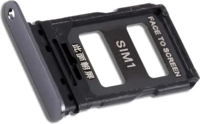 Produktbild von Xiaomi 14 – Ersatz Dual SIM-Kartenhalter – Schwarz