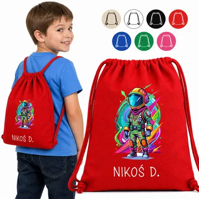 Obrázok produktu pre Taška Na Šport - Kosmonaut, Zelená Kombineza, Neón