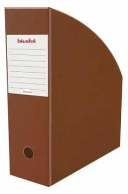 Obrázek produktu pro Organizér na dokumenty, 10 cm, hnědý – Biurfol