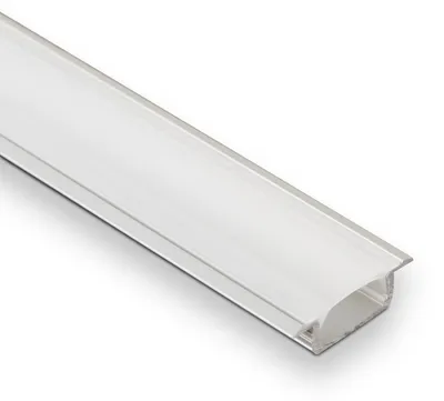 Produktbild von SOTECH LED Profil-44 Einlassprofil 2000 x 22 mm – opale Abdeckung, Aluminium