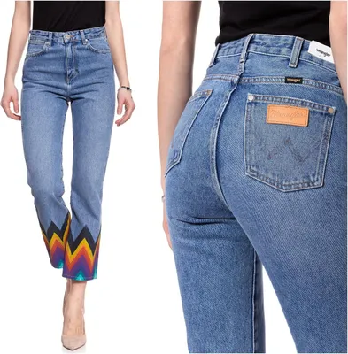 Produktbild von WRANGLER, Damen Jeanshose, Straight fit, RETRO STRAIGHT, W25 L32, Wielokolorowy, Jeans, baggyjeans, buggy