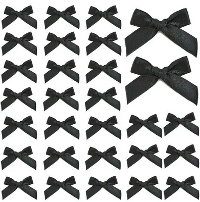 Immagine prodotto di 150 nastri in raso, monocolore, per confezioni regalo - piccoli nastri decorativi per eventi - mini nastri per cucito