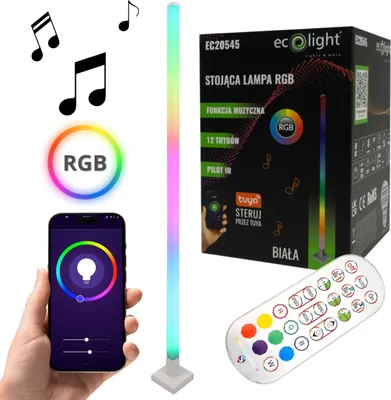 Produktbild von Stehende Musiklampe RGB TUYA weiß