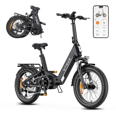 Produktbild von ENGWEL20 3.0 PRO E Bike mit APP&IoT, Ebike 48V 15Ah Akku bis 160km, Drehmomentsensor & hydraulische Bremsen, 20 * 3.0 Reifen, 2 Stunden aufgeladen