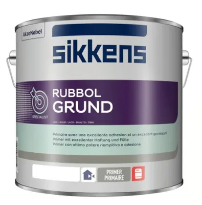 Produktbild von Sikkens Rubbol Grund Plus, Weiß, White, Lösungsmittelbasiert, Halbmatt, 14 m²/L, 17 m²/L