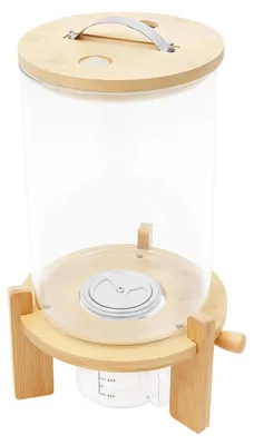 Produktbild von Getreide- Und Müslispender 7,5 l - Trockenfutterspender - Luftdichter Vorratsbehälter - Glas - Wiederverwendbar Für Küche Und Speisekammer - Transparent