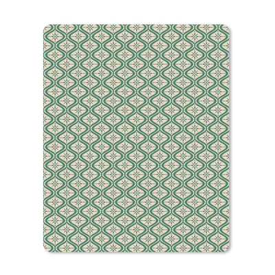 Produktbild von MuchoWow® Mauspad Mousepad Schneeflocke - Winter - Vintage - Muster - Weihnachten 30x40 cm - Mousepads - Maus Mat - Pad - Mausunterlage - Mausmatten