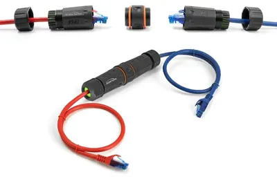 Produktbild von DELOCK Kabelverbinder RJ45 Buchse zu RJ45 Buchse Wasserdicht
