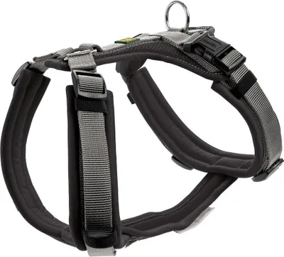 Produktbild von Hunter Geschirr Maldon Up, Hund, Halftergeschirr, L, Schwarz, Grau, Netz, Polyester, 3,8 cm