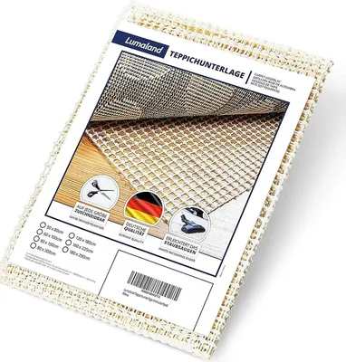 Produktbild von Lumaland Teppichunterlage Antirutschmatte Teppich 120 x 180 cm weiß
