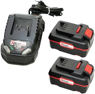 Produktbild von Zestaw HEADNMORE® - akumulator PARKSIDE® 2X 4Ah + ładowarka 1x 2.4A + brelok HEADNMORE®